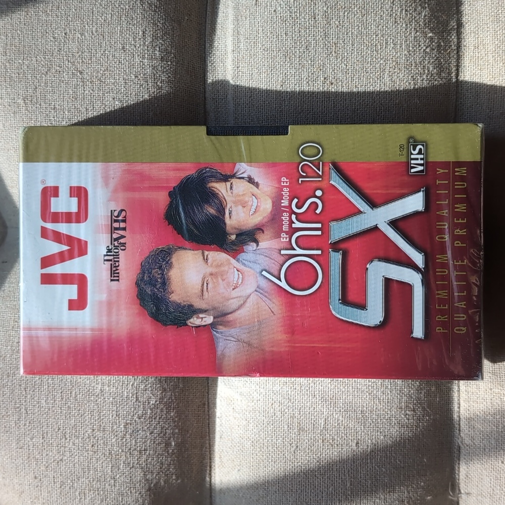 New JVC blank VHS Tape